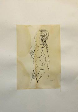Figurative drawing by Louise Pentz
